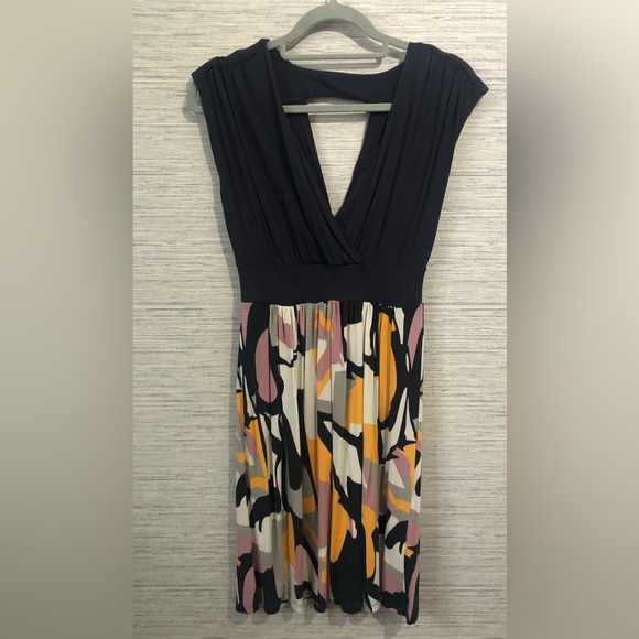 WRAP LOOK DRESS, MULTI PRINT - Picture 4 of 10